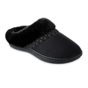 NEW Women's Isotoner Microsuede Hoodback Slippers